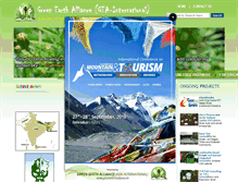 Tablet Screenshot of greenearthalliance.in